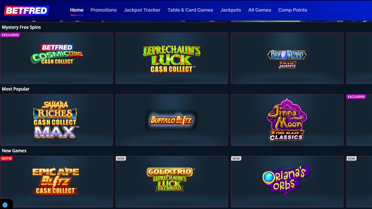 Betfred Casino Slots