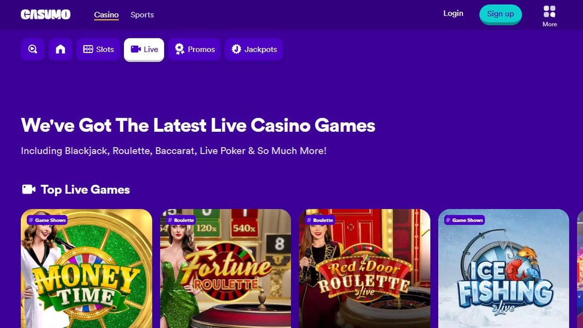 Casumo Live Casino