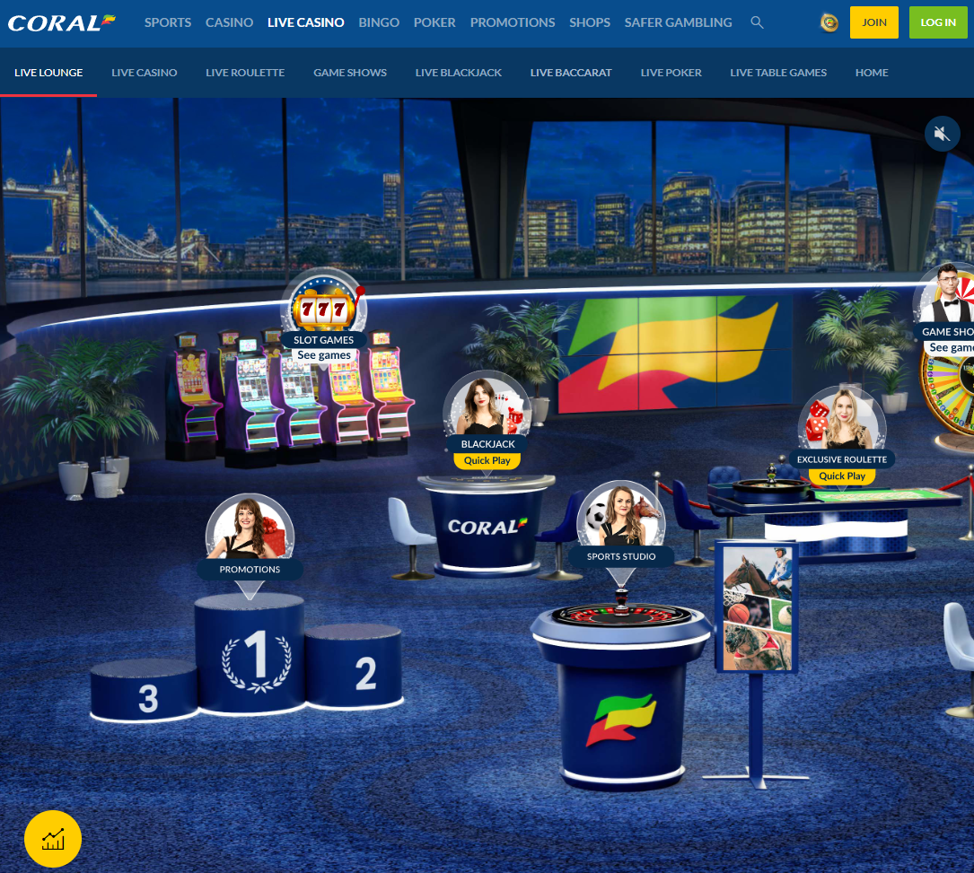 Coral Live Casino