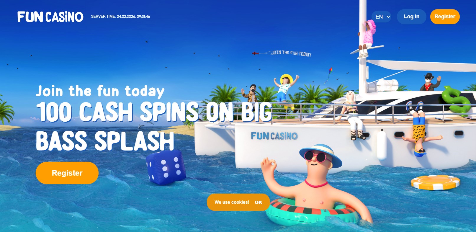 Fun Casino Homepage