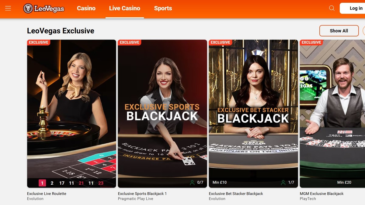 LeoVegas Casino Live Casino