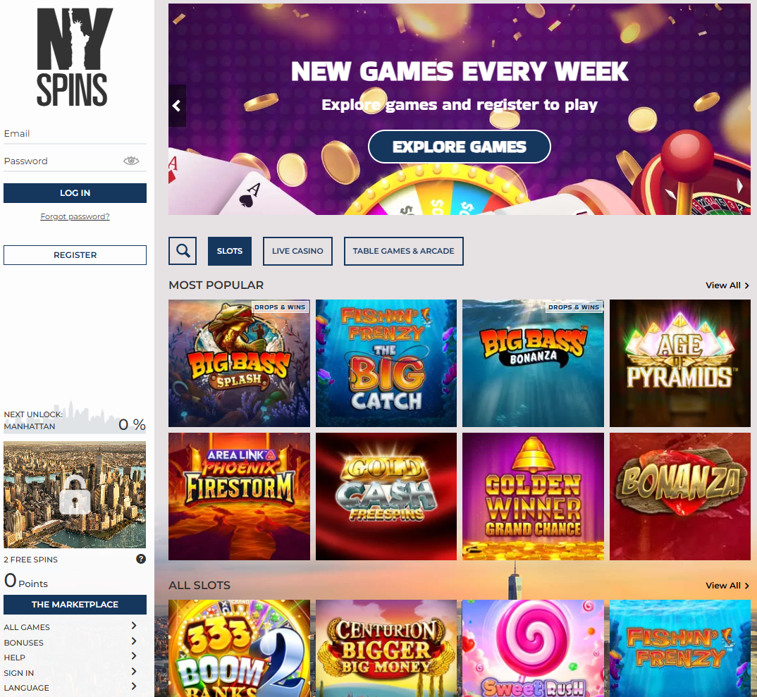 NY Spins Slots