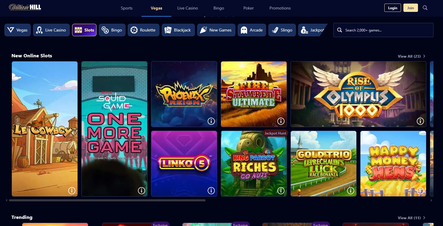 William Hill Casino Slots