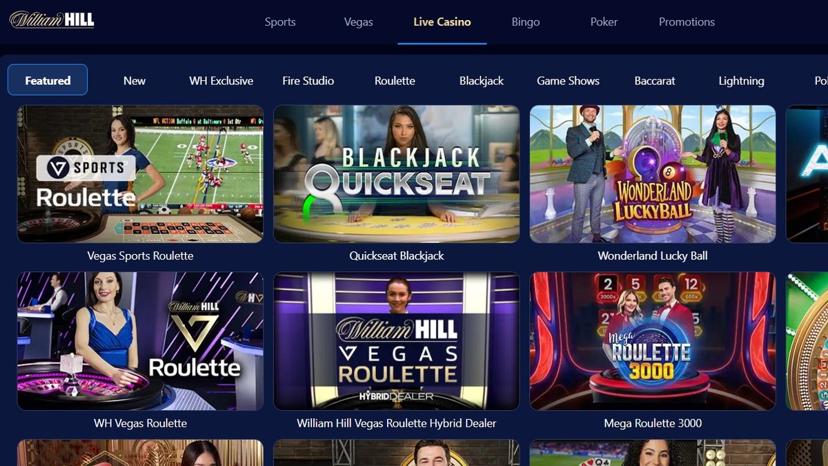 William Hill Casino Live Casino